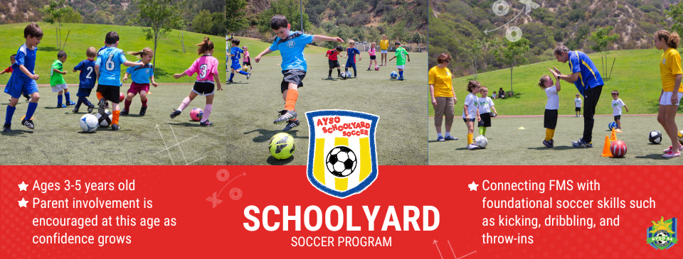 Schoolyard Program Ages 3-5 yo