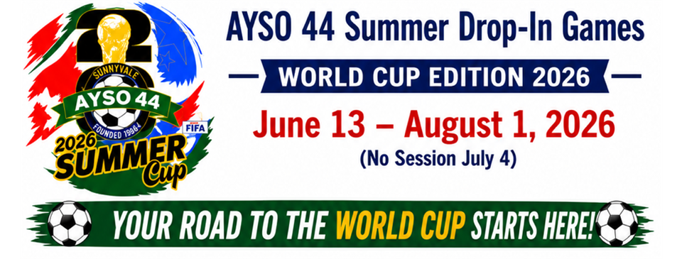AYSO Summer Drop-In Games